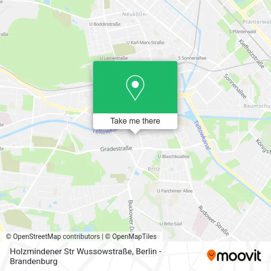Holzmindener Str Wussowstraße map