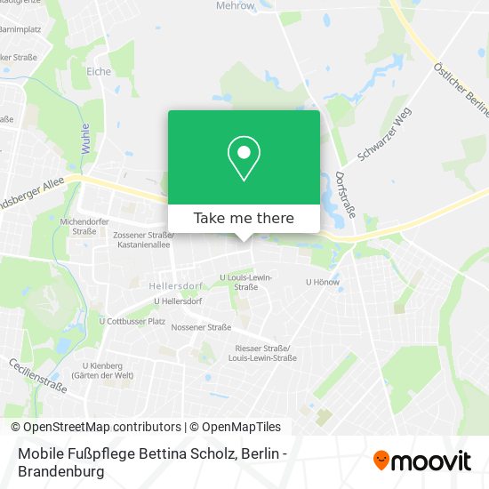 Mobile Fußpflege Bettina Scholz map