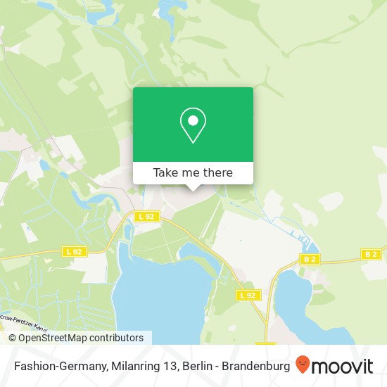 Fashion-Germany, Milanring 13 map