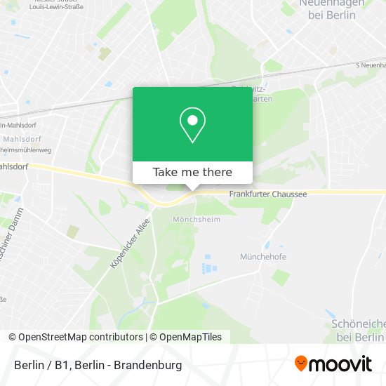 Berlin / B1 map