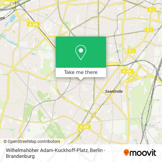 Карта Wilhelmshöher Adam-Kuckhoff-Platz
