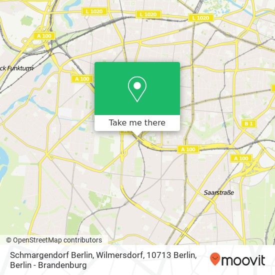 Schmargendorf Berlin, Wilmersdorf, 10713 Berlin map