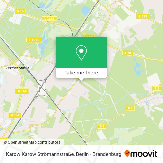 Карта Karow Karow Strömannstraße
