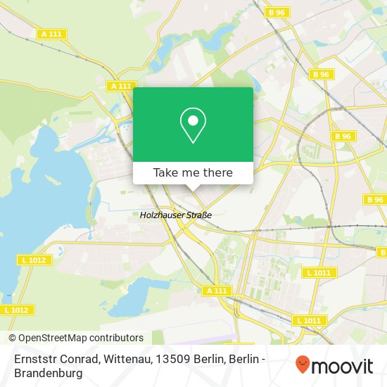 Ernststr Conrad, Wittenau, 13509 Berlin map