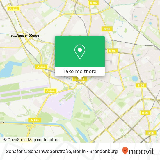 Карта Schäfer's, Scharnweberstraße