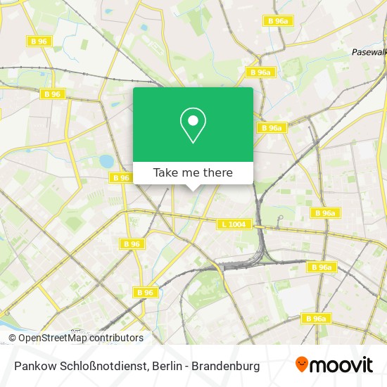 Pankow Schloßnotdienst map