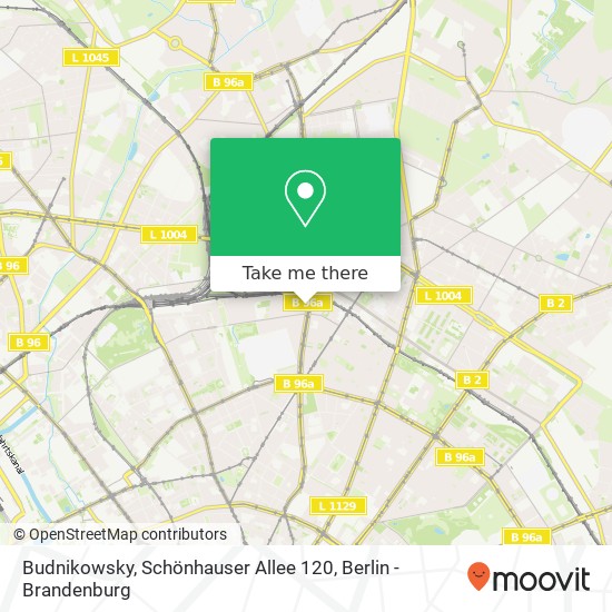 Budnikowsky, Schönhauser Allee 120 map