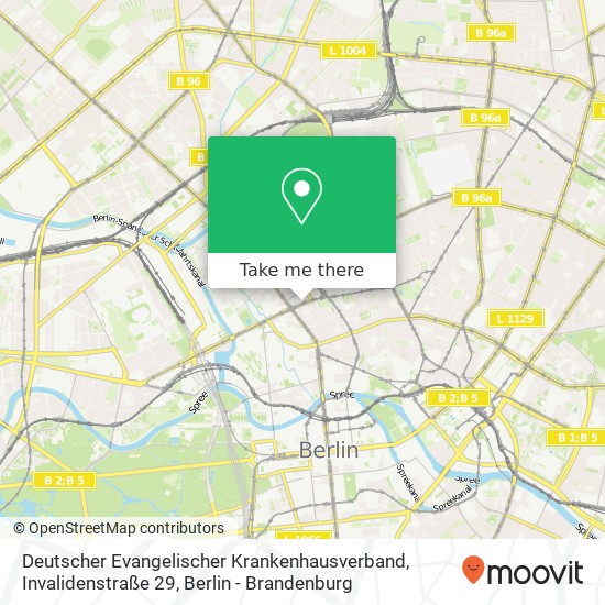Deutscher Evangelischer Krankenhausverband, Invalidenstraße 29 map