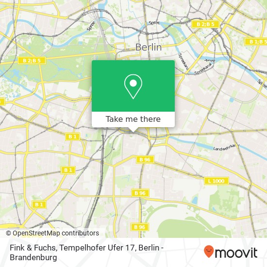 Fink & Fuchs, Tempelhofer Ufer 17 map