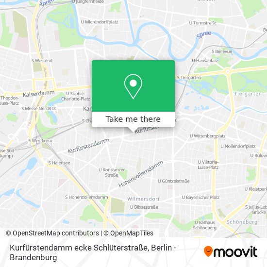 Kurfürstendamm ecke Schlüterstraße map