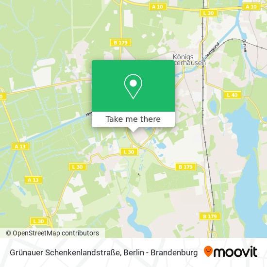 Grünauer Schenkenlandstraße map