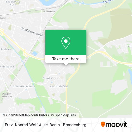 Карта Fritz- Konrad-Wolf-Allee
