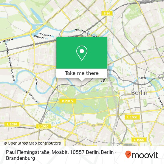 Paul Flemingstraße, Moabit, 10557 Berlin map