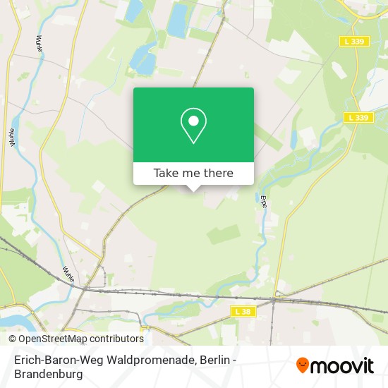 Карта Erich-Baron-Weg Waldpromenade