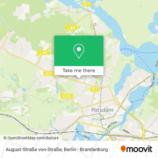 Карта August-Straße von-Straße