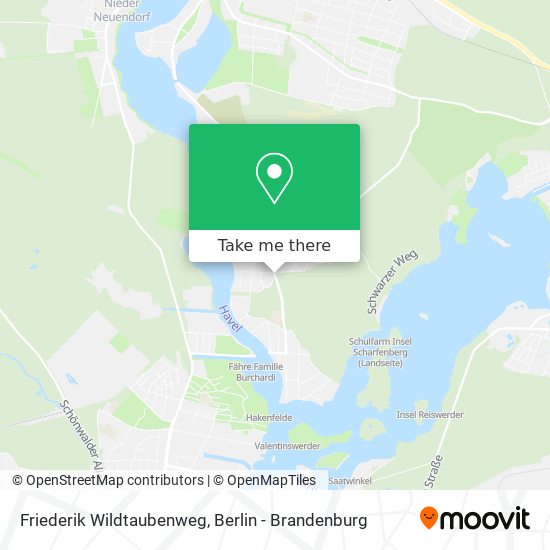 Карта Friederik Wildtaubenweg
