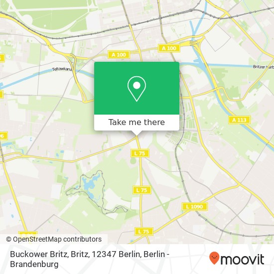 Buckower Britz, Britz, 12347 Berlin map