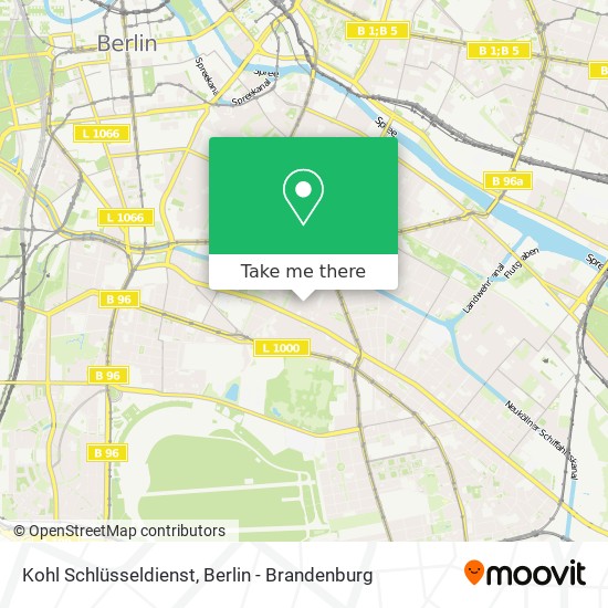 Kohl Schlüsseldienst map