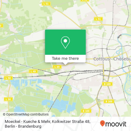 Moeckel - Kueche & Mehr, Kolkwitzer Straße 48 map