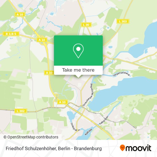 Friedhof Schulzenhöher map