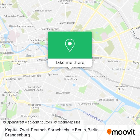 Kapitel Zwei. Deutsch-Sprachschule Berlin map