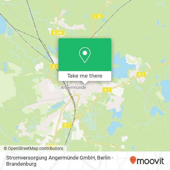 Stromversorgung Angermünde GmbH map