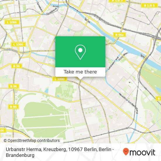 Urbanstr Herma, Kreuzberg, 10967 Berlin map