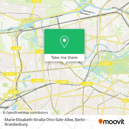 Marie-Elisabeth-Straße Otto-Suhr-Allee map