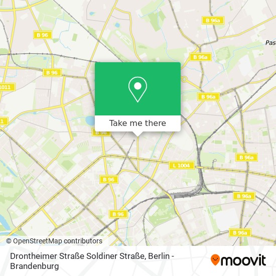 Карта Drontheimer Straße Soldiner Straße