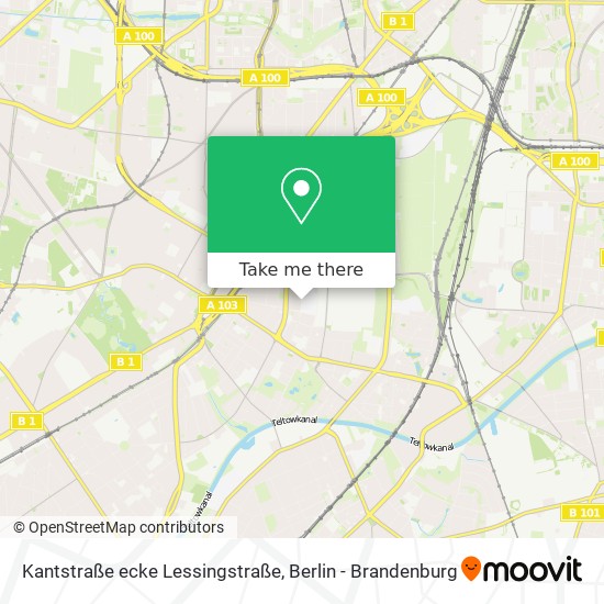 Kantstraße ecke Lessingstraße map