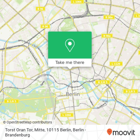 Карта Torst Oran Tor, Mitte, 10115 Berlin