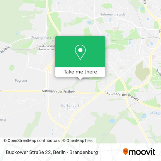 Buckower Straße 22 map