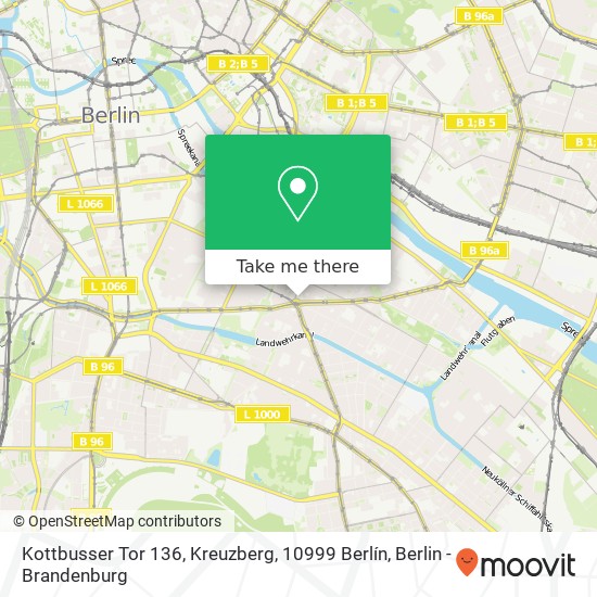 Kottbusser Tor 136, Kreuzberg, 10999 Berlín map