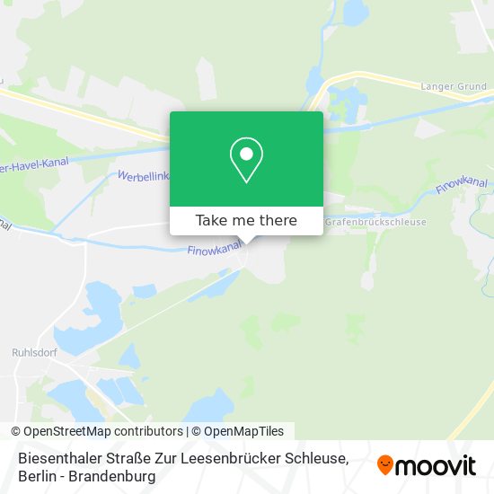 Biesenthaler Straße Zur Leesenbrücker Schleuse map