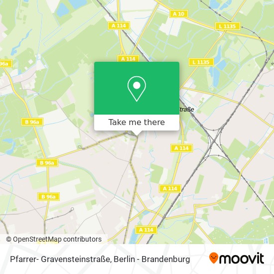 Карта Pfarrer- Gravensteinstraße