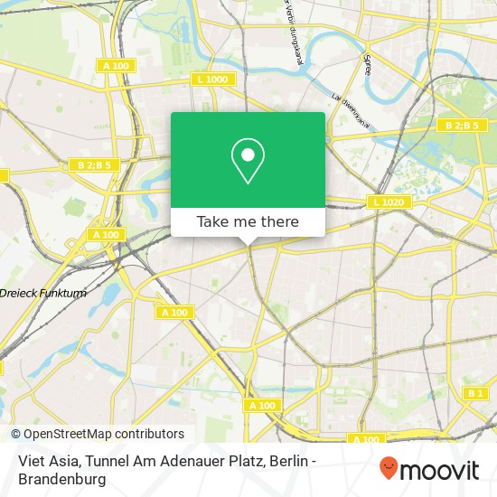 Viet Asia, Tunnel Am Adenauer Platz map