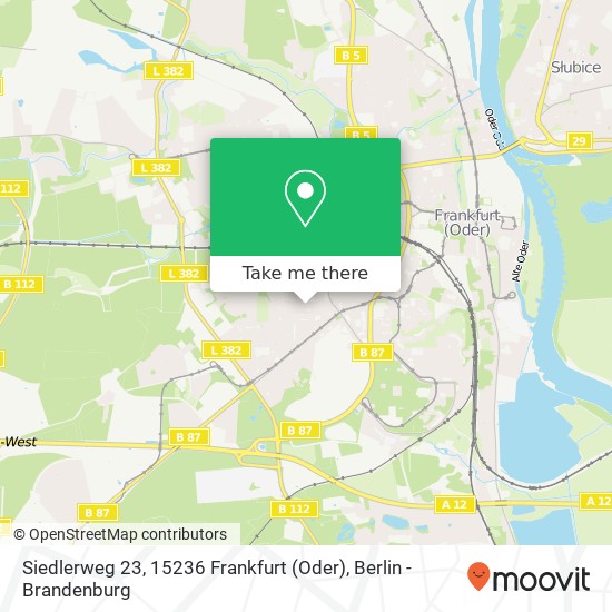 Siedlerweg 23, 15236 Frankfurt (Oder) map