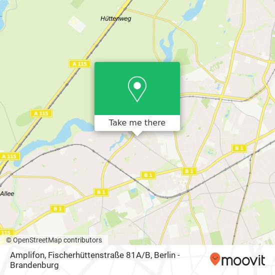 Amplifon, Fischerhüttenstraße 81A / B map