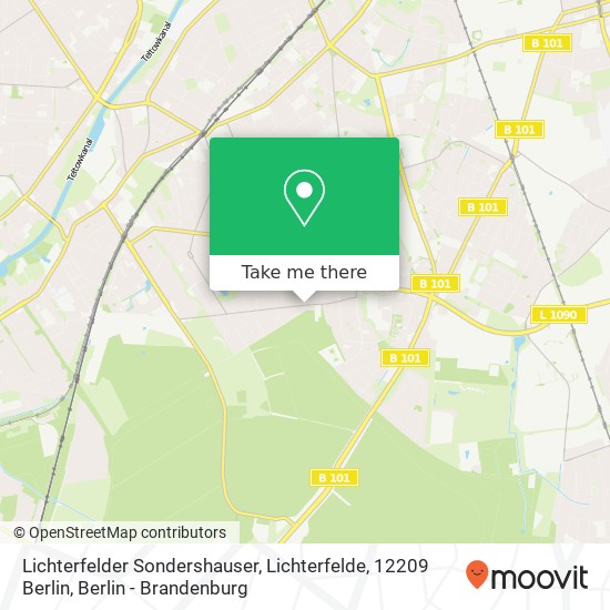 Lichterfelder Sondershauser, Lichterfelde, 12209 Berlin map
