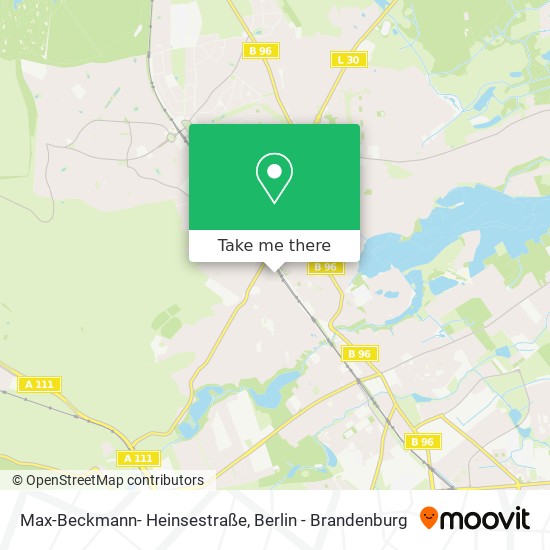 Карта Max-Beckmann- Heinsestraße