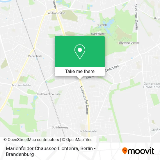 Marienfelder Chaussee Lichtenra map