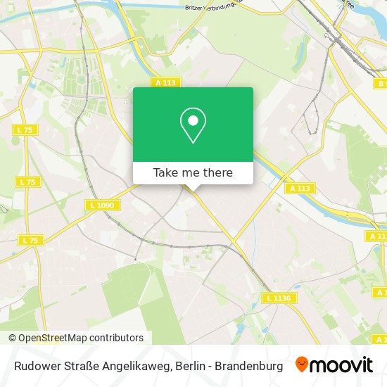 Rudower Straße Angelikaweg map