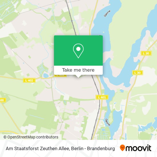 Am Staatsforst Zeuthen Allee map