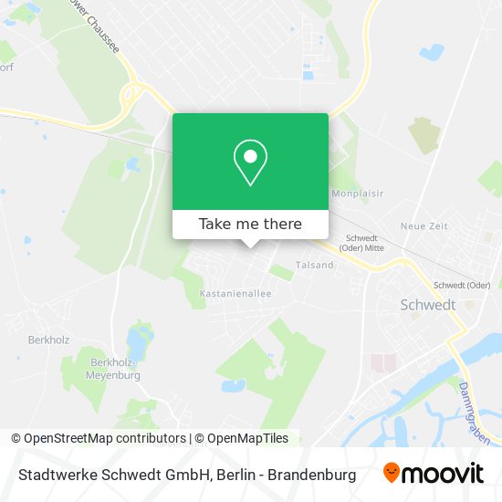 Stadtwerke Schwedt GmbH map