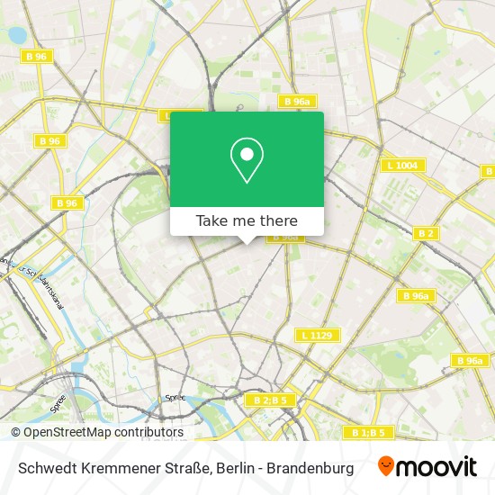 Schwedt Kremmener Straße map