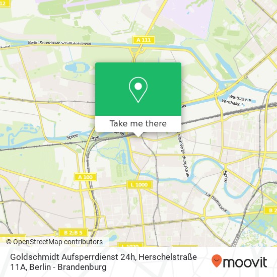 Goldschmidt Aufsperrdienst 24h, Herschelstraße 11A map