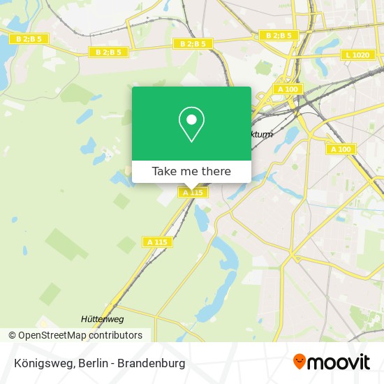 Карта Königsweg