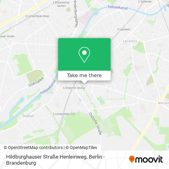 Карта Hildburghauser Straße Henleinweg