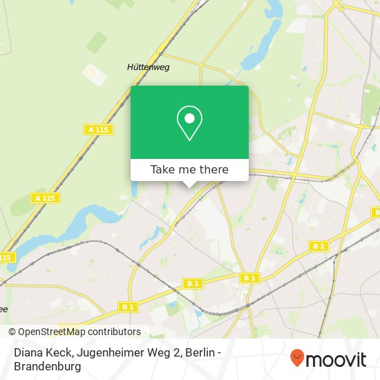 Карта Diana Keck, Jugenheimer Weg 2