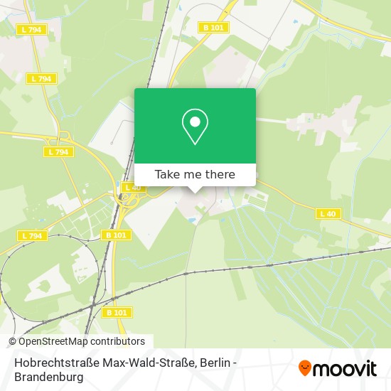 Hobrechtstraße Max-Wald-Straße map